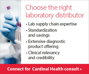 Choose the right laboratory distributor. Connect for Cardinal Health consult
